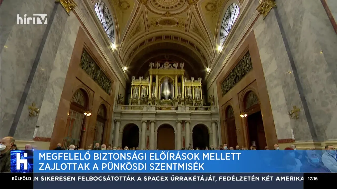Megfelelő biztonsági előírások mellett zajlottak a pünkösdi szentmisék