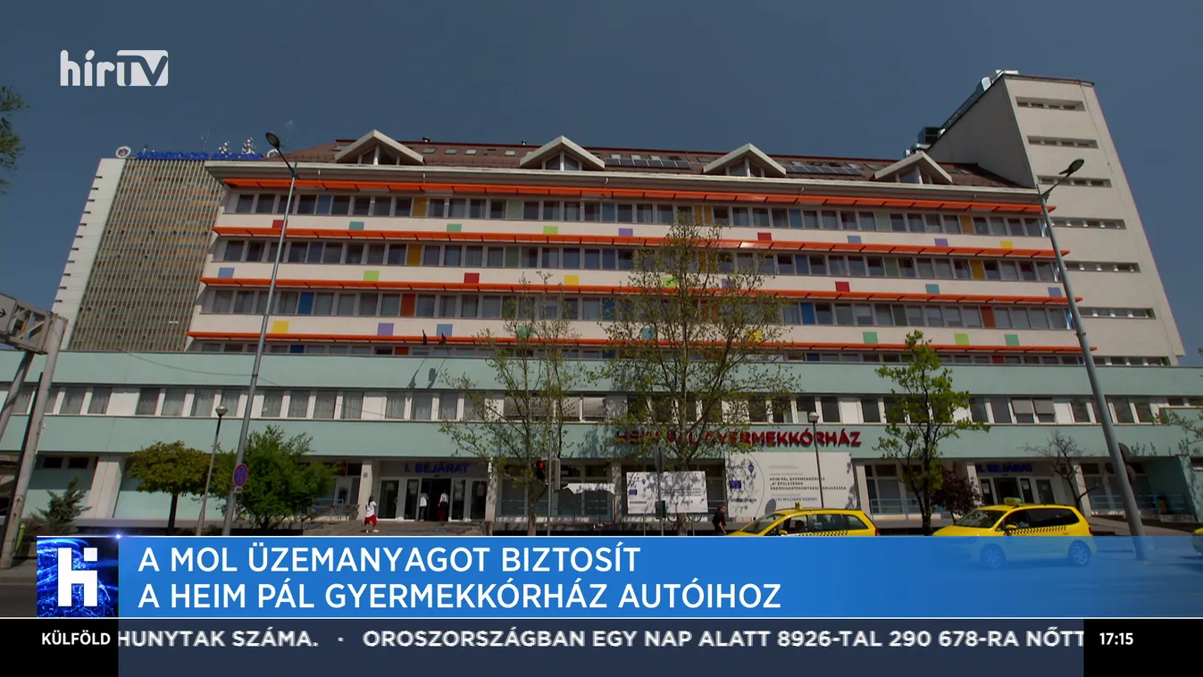 A MOL üzemanyagot biztosít a Heim Pál Gyermekkórház autóihoz