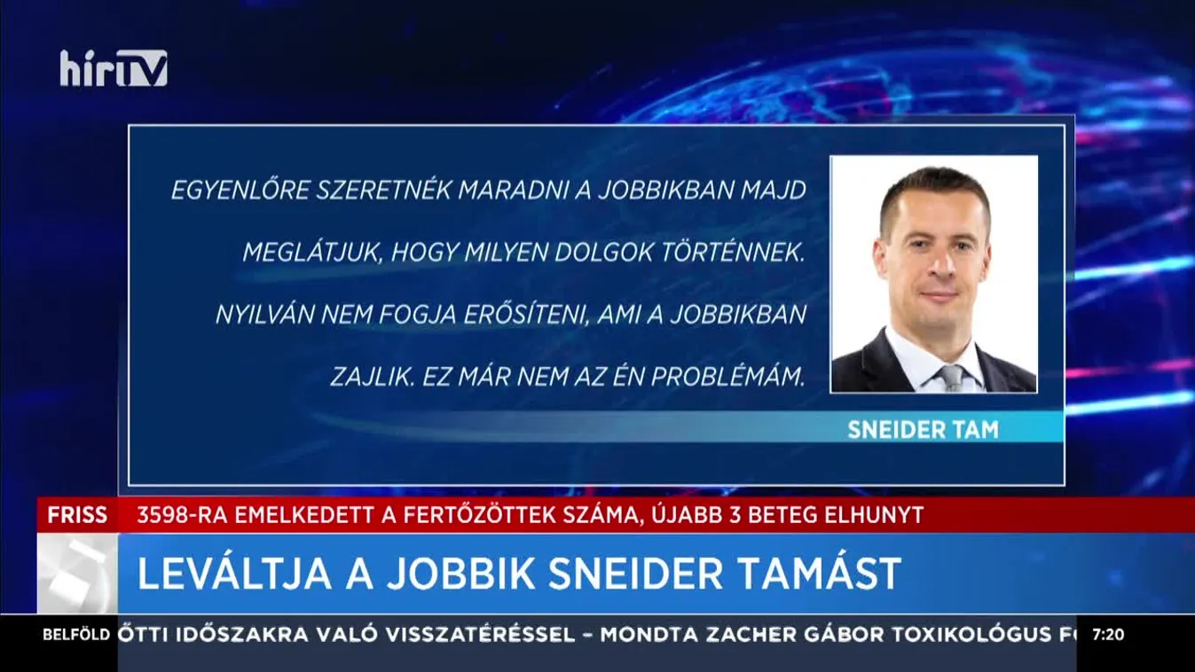 Leváltja a Jobbik Sneider Tamást