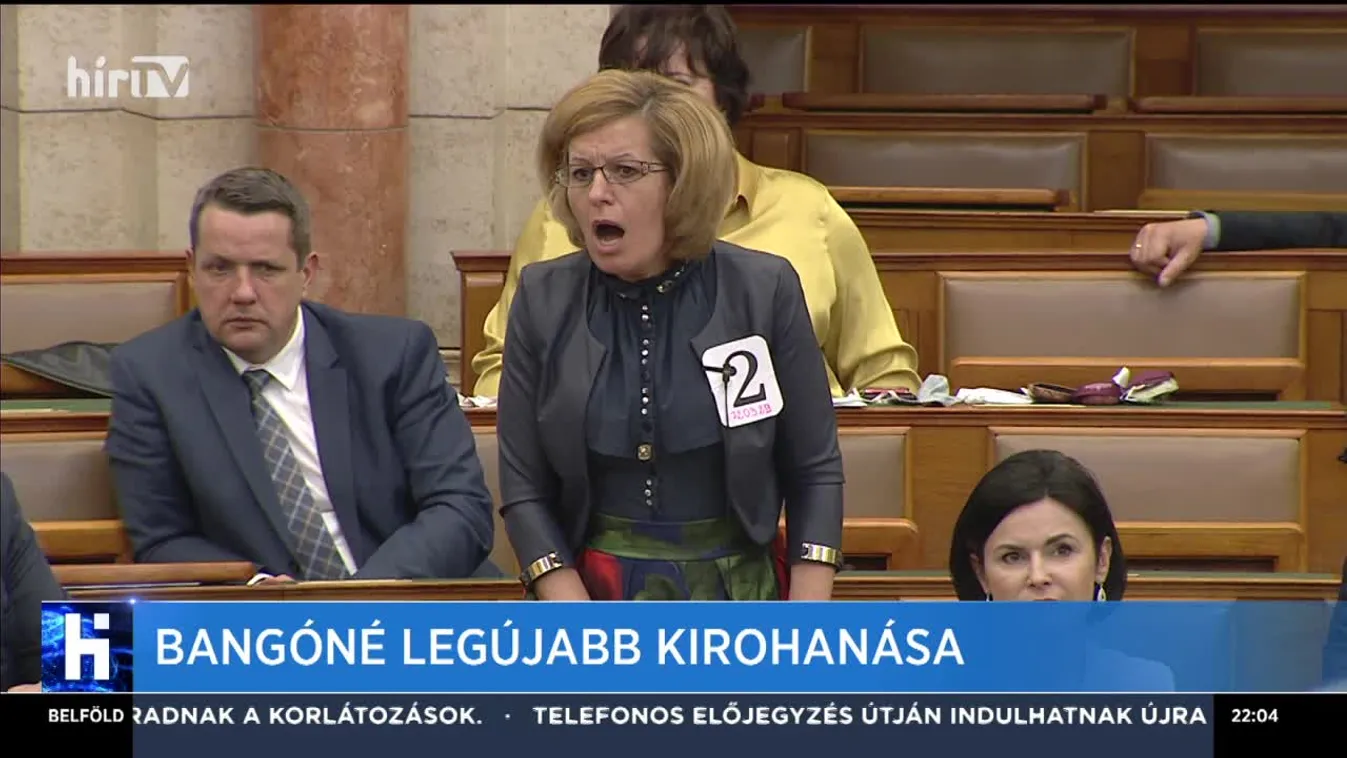 Bangóné legújabb kirohanása