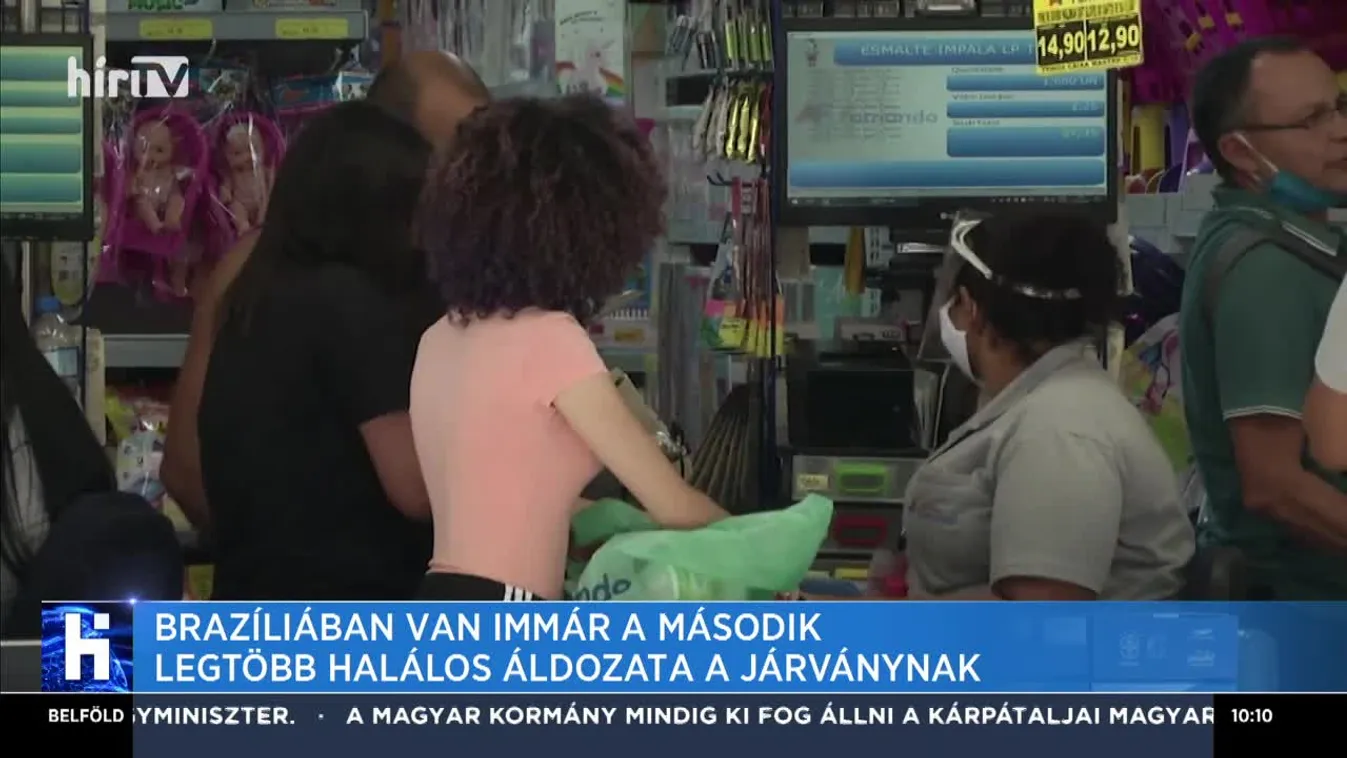 Brazíliában van immár a második legtöbb halálos áldozata a járványnak