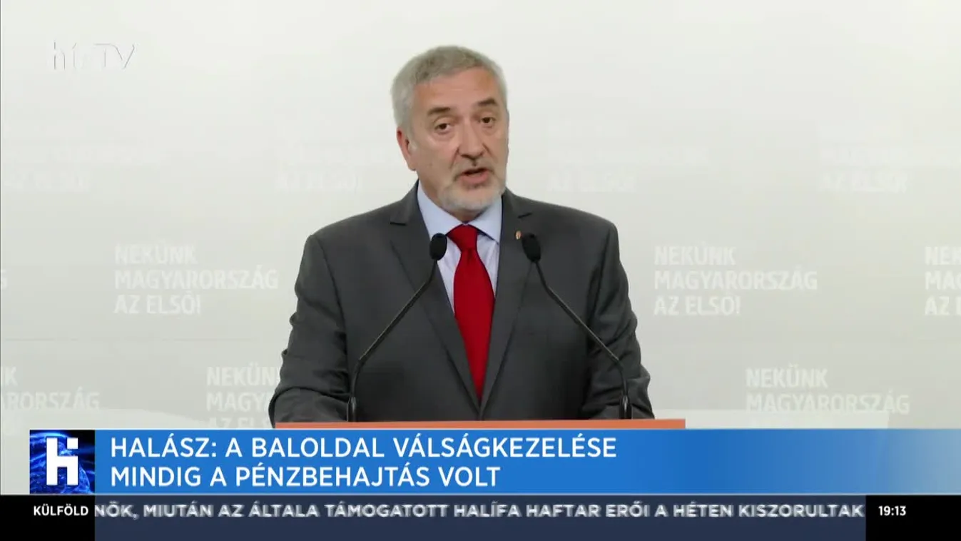 Halász: a baloldal nem védte meg, sőt adóemelésekkel veszélyeztette a munkahelyeket