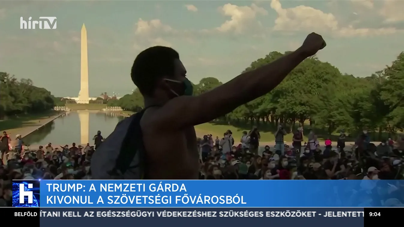 Trump: A Nemzeti Gárda kivonul a szövetségi fővárosból