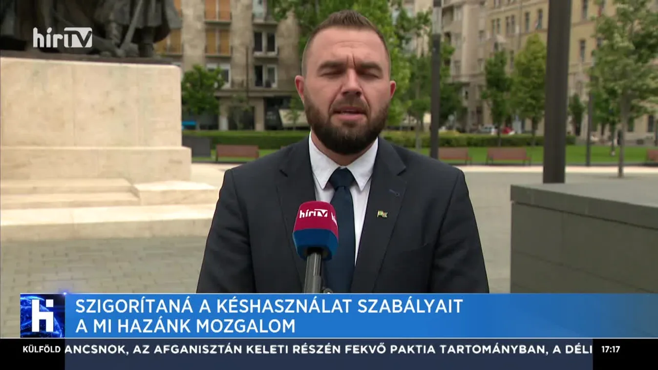 Szigorítaná a késhasználat szabályait a Mi Hazánk Mozgalom