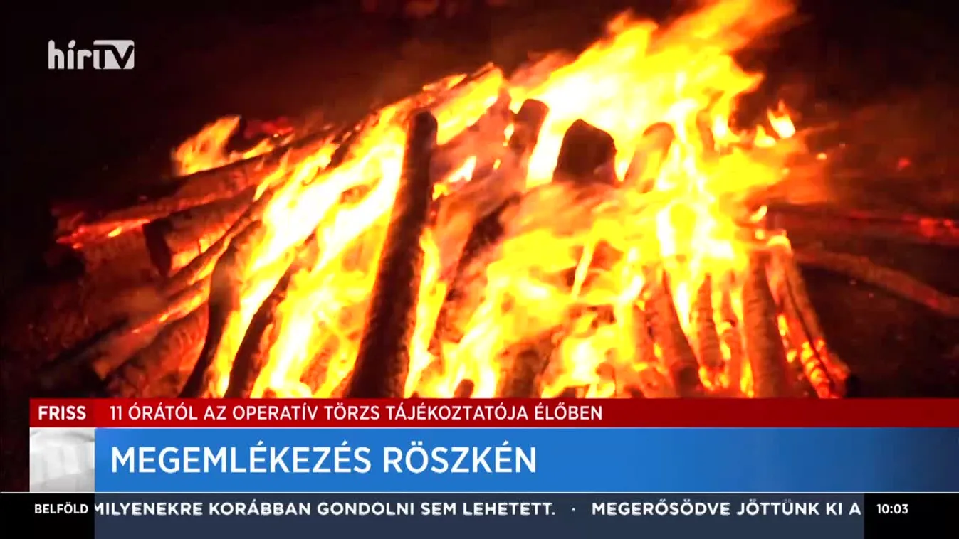 Megemlékezés Röszkén