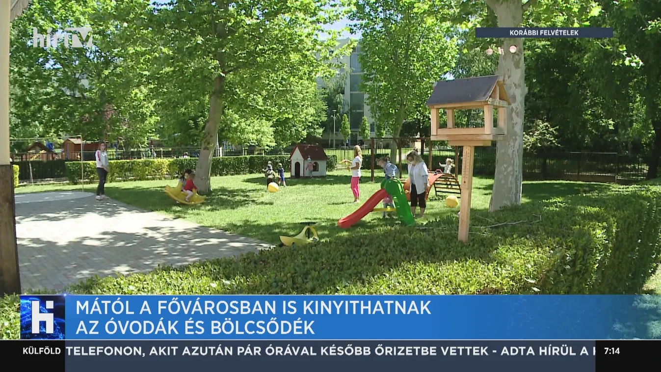Mától a fővárosban is kinyithatnak az óvodák és bölcsődék