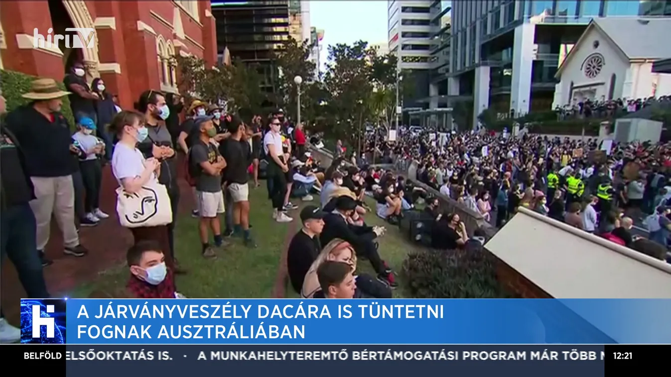A járványveszély dacára is tüntetni fognak Ausztráliában