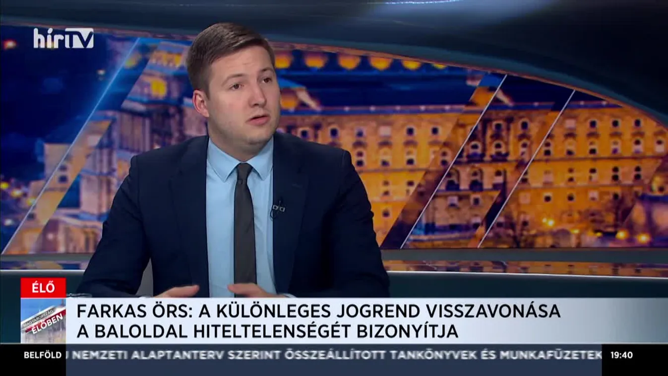 Farkas Örs: Ma éjféltől hatályba lép a veszélyhelyzetet megszűntető törvény