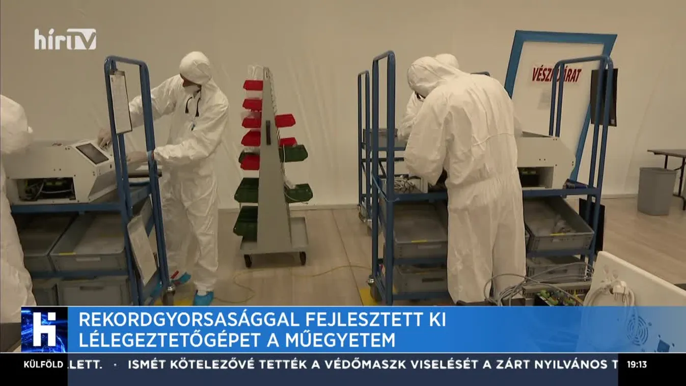 Rekordgyorsasággal fejlesztett ki lélegeztetőgépet a Műegyetem