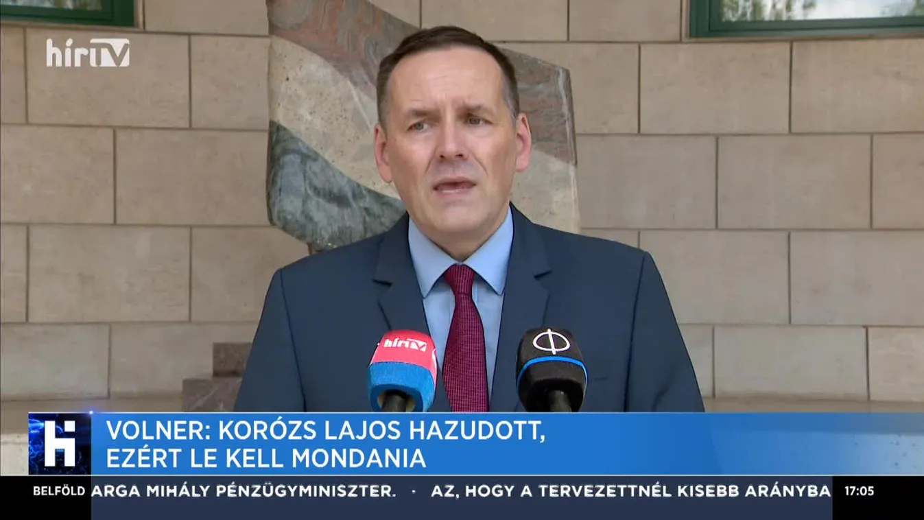 Volner: Korózs Lajos hazudott, ezért le kell mondania