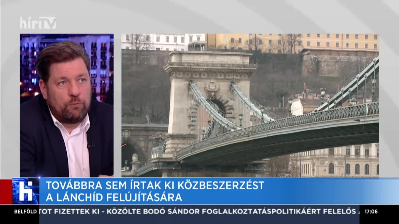 Továbbra sem írtak ki közbeszerzést a Lánchíd felújítására