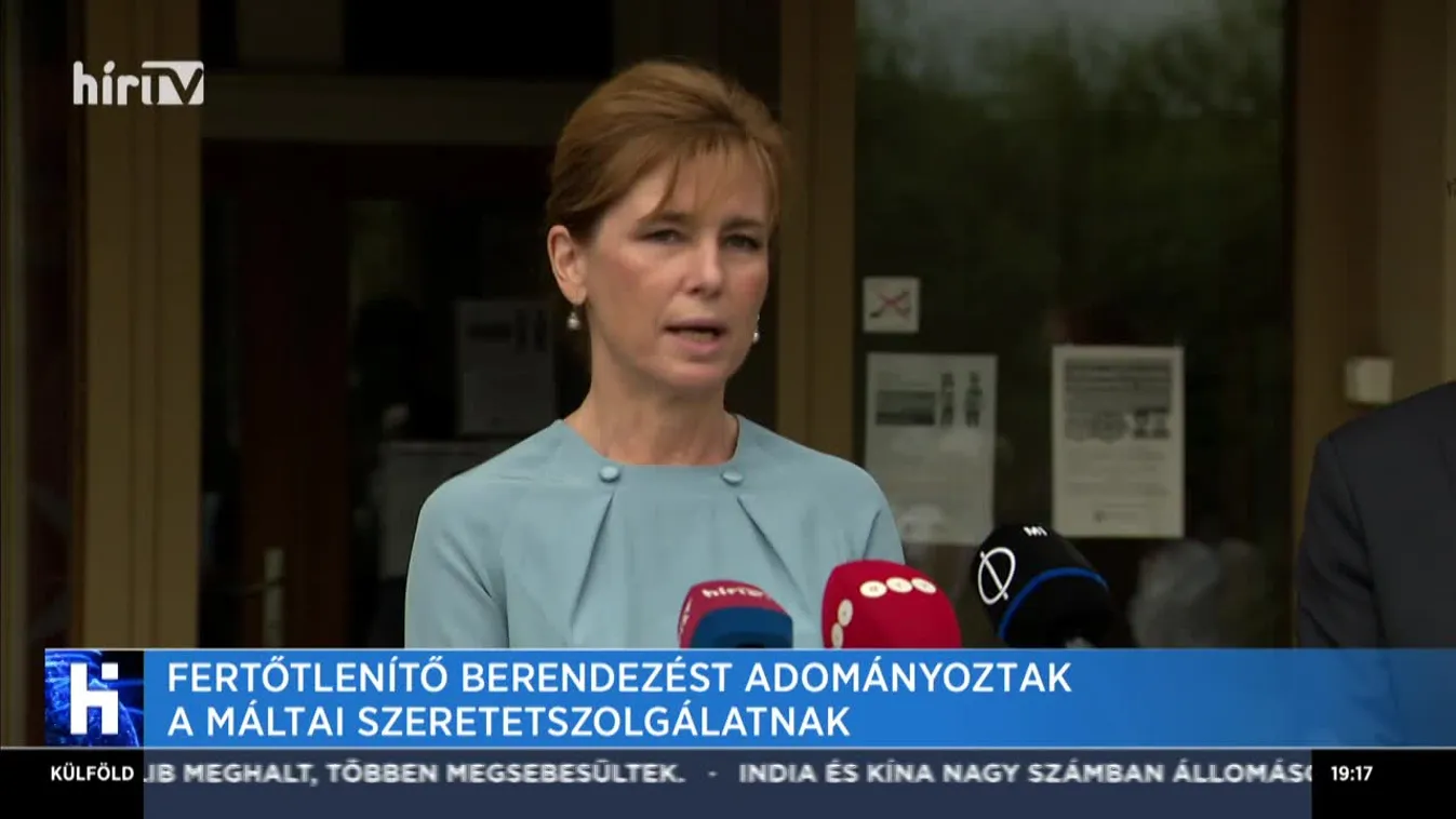 Fertőtlenítő berendezést adományoztak a Máltai Szeretetszolgálatnak