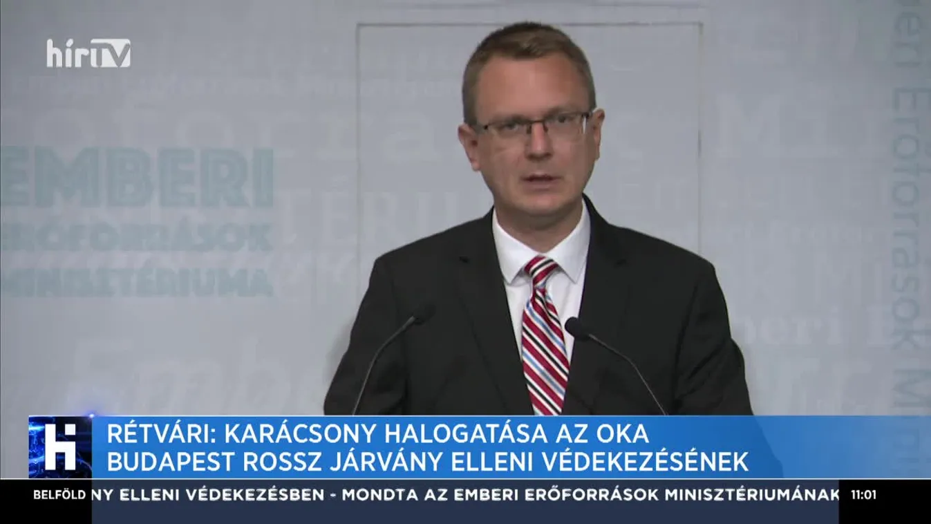 Rétvári: Karácsony halogatása az oka Budapest rossz járvány elleni védekezésének