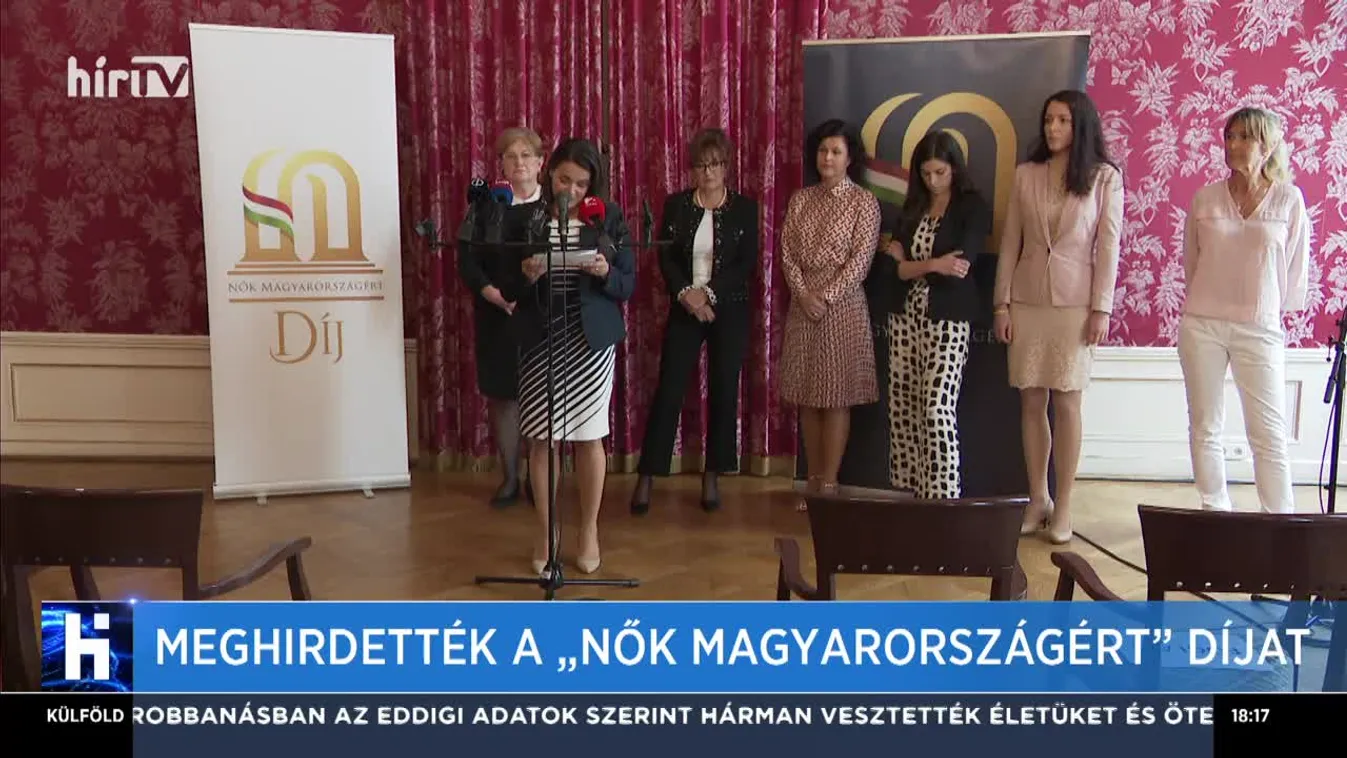 Meghirdették a "Nők Magyarországért" díjat