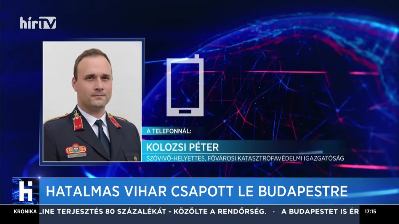 Hatalmas felhőszakadás Budapesten