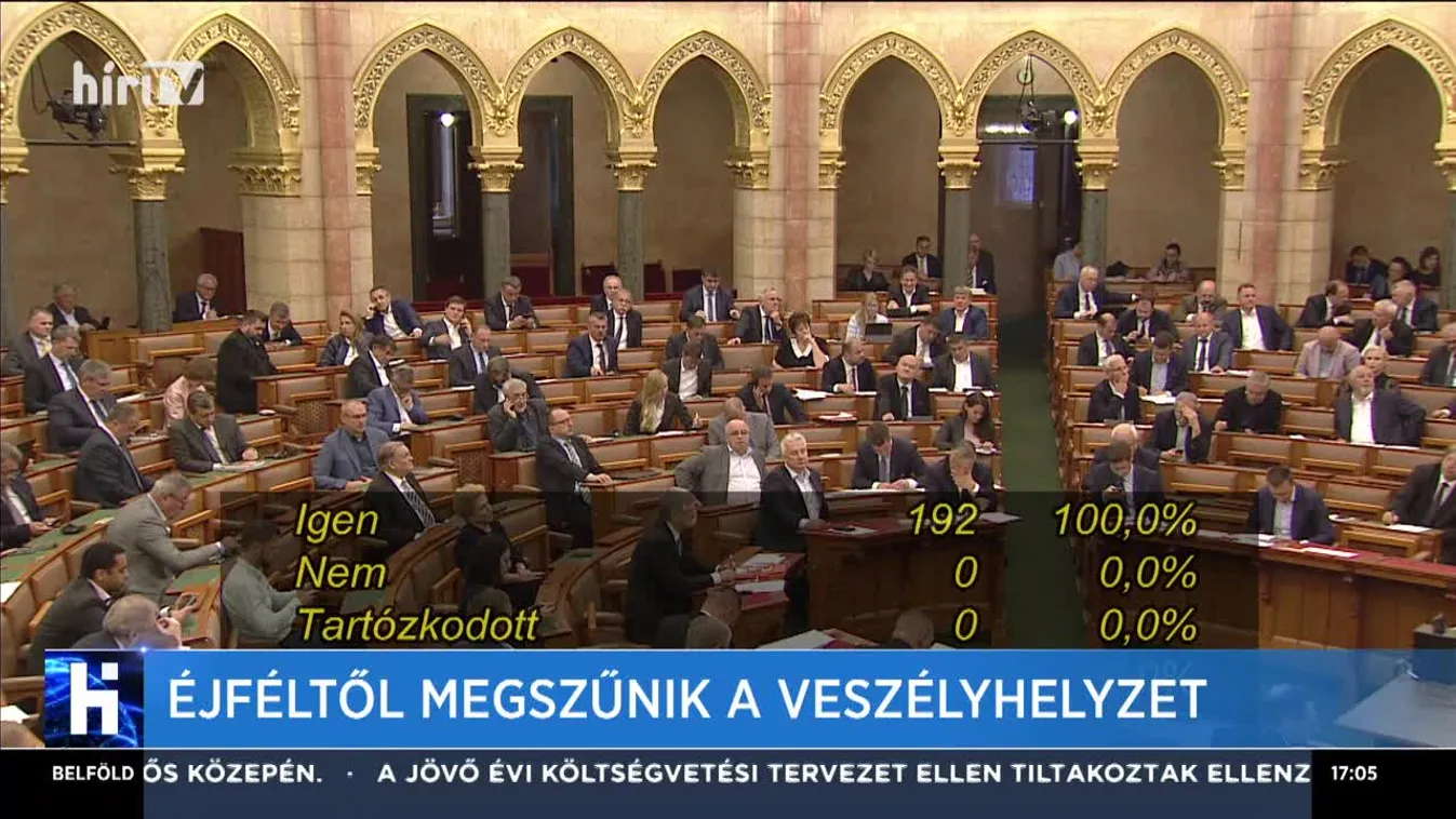 Éjféltől megszűnik a veszélyhelyzet