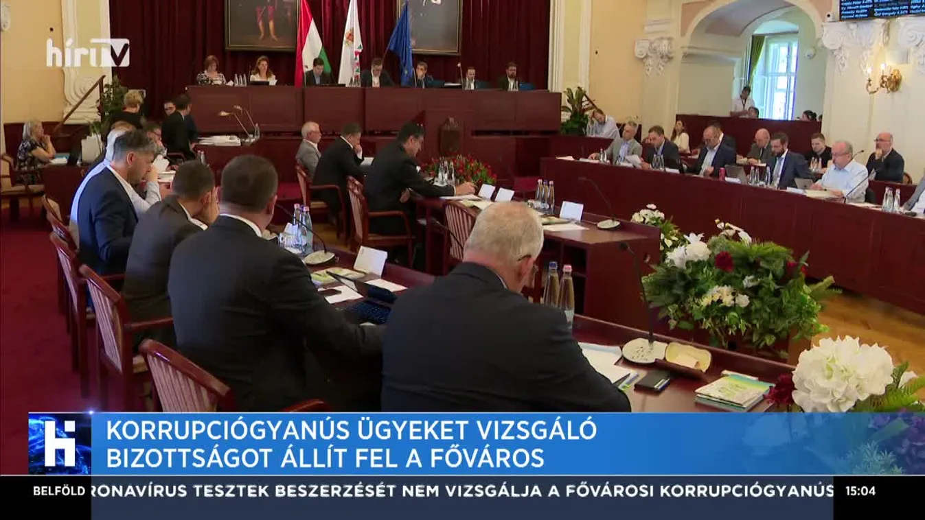 Korrupciógyanús ügyeket vizsgáló bizottságot állít fel a főváros