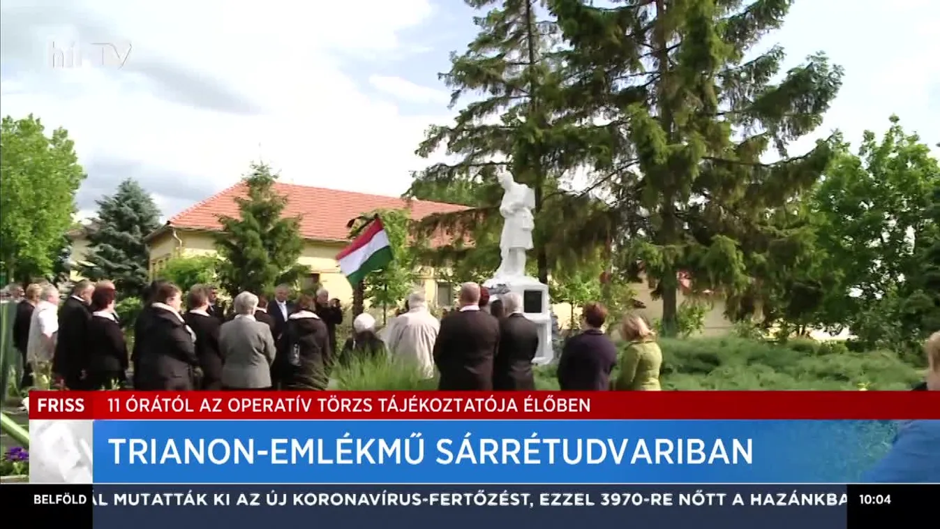 Trianon-emlékmű Sárrétudvariban