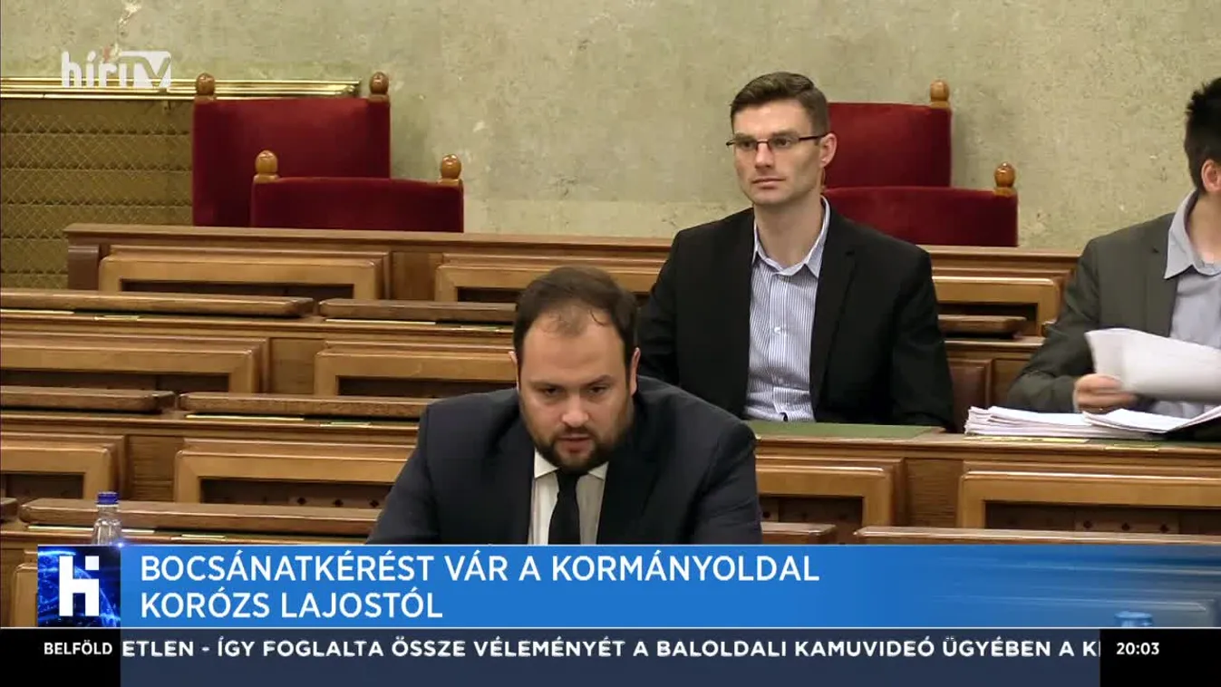Bocsánatkérést vár a kormányoldal Korózs Lajostól