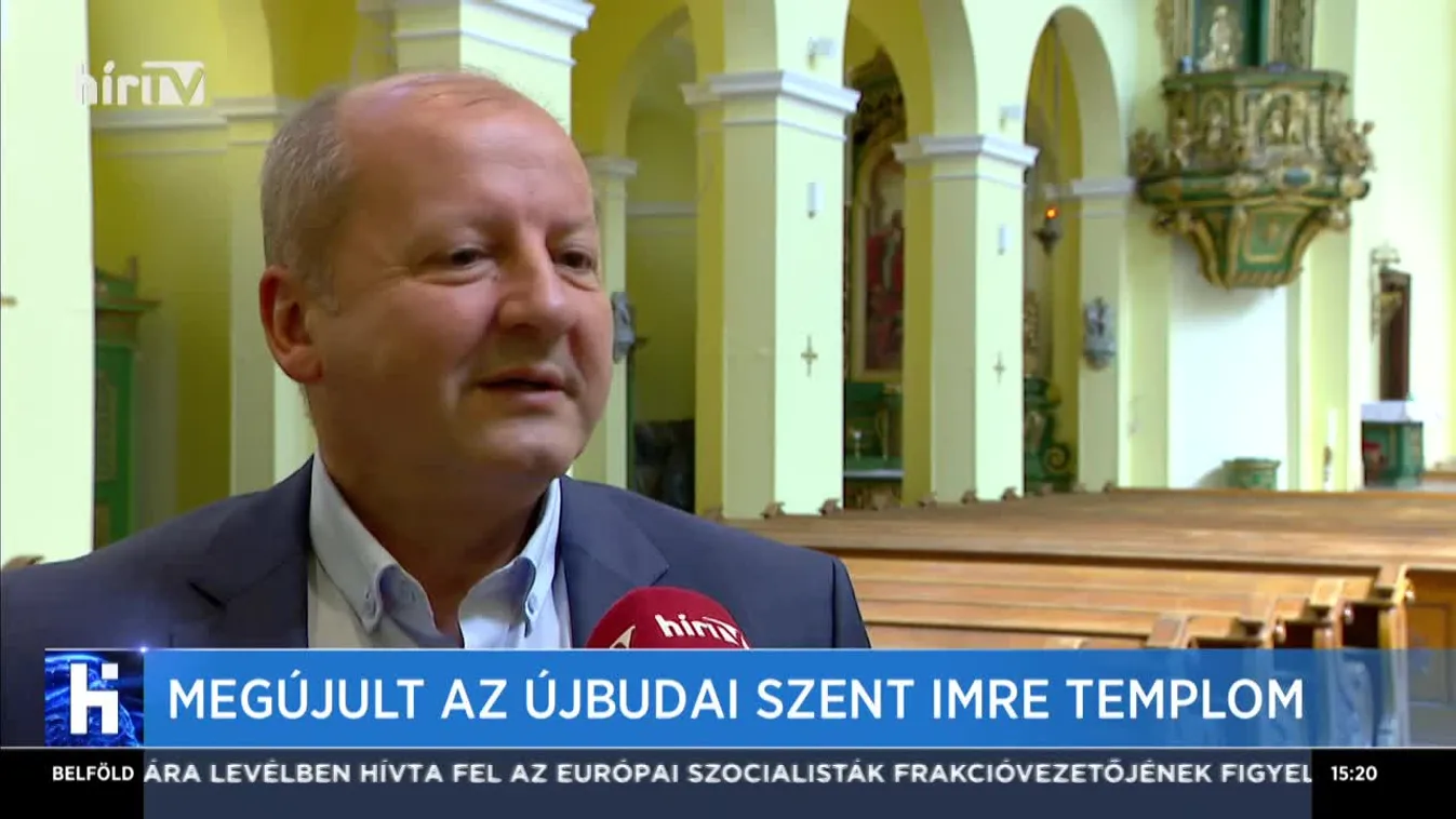 Megújult az újbudai Szent Imre templom