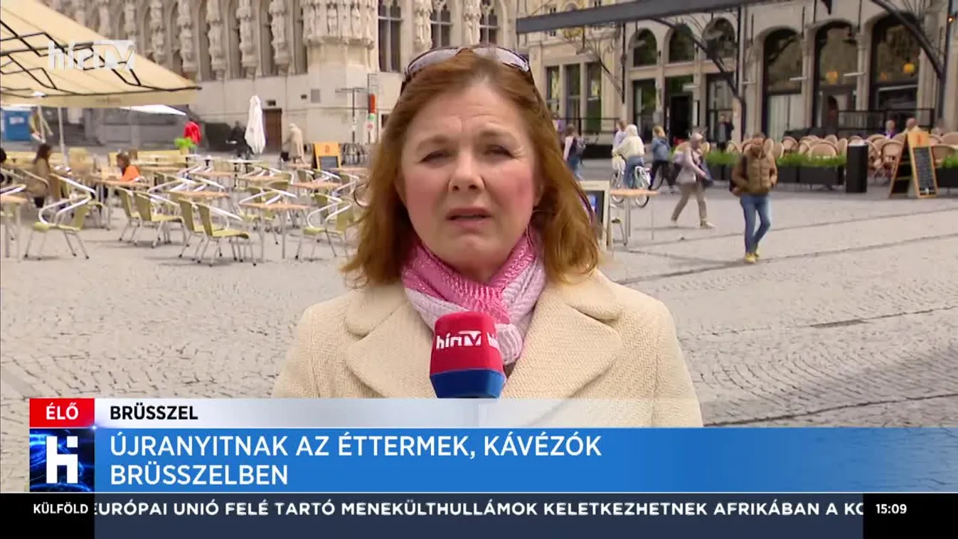 Újranyitnak az éttermek, kávézók Brüsszelben