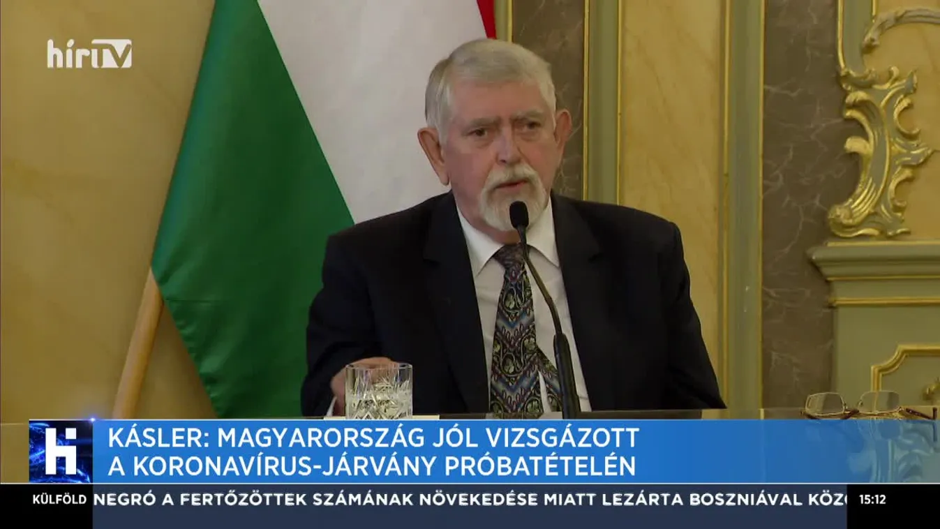 Kásler: Magyarország jól vizsgázott a koronavírus-járvány próbatételén