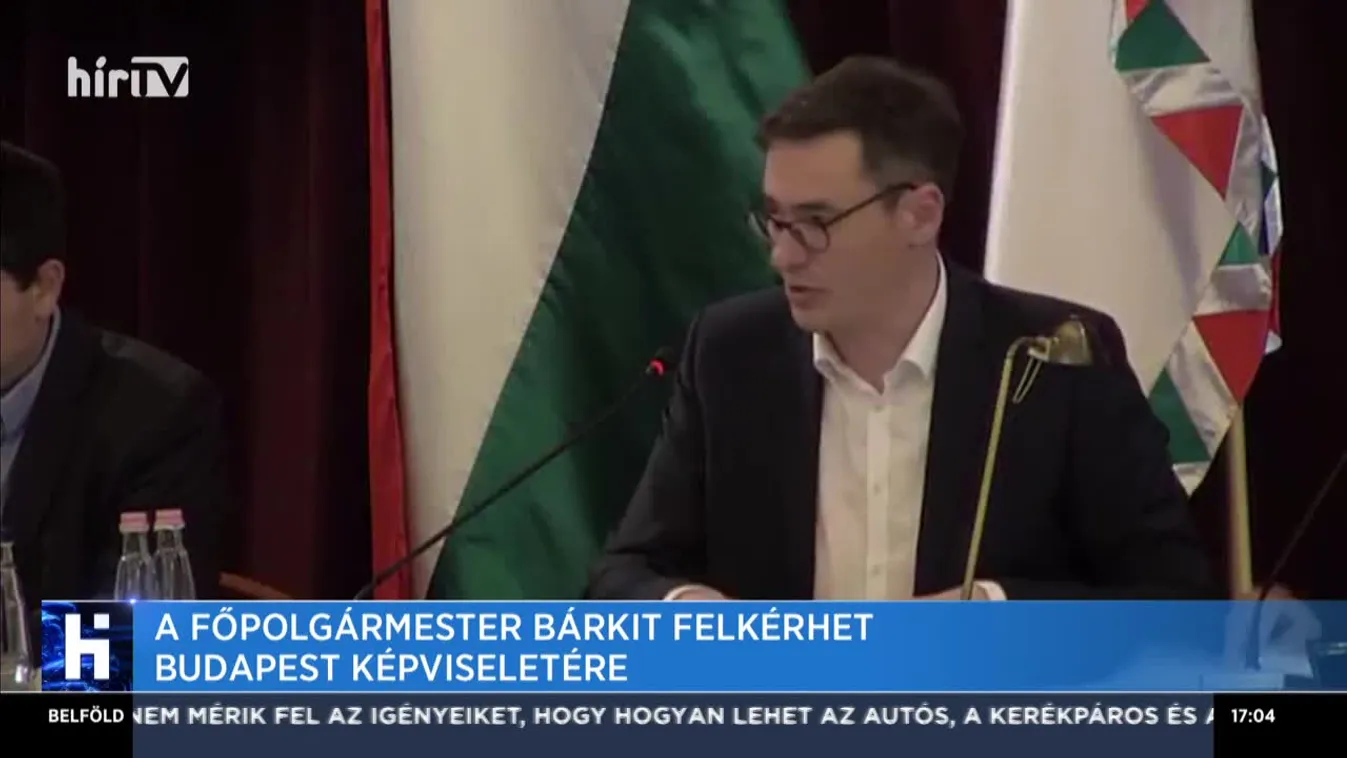 A főpolgármester bárkit felkérhet Budapest képviseletére