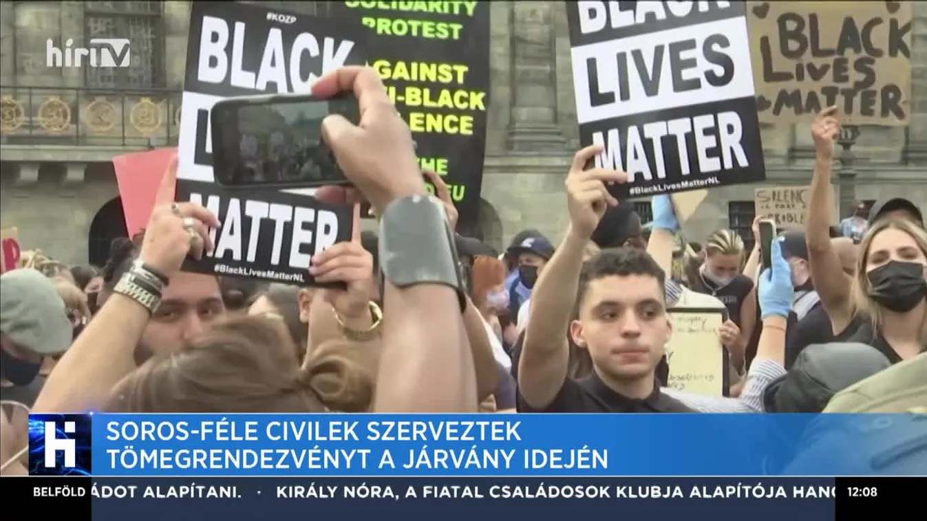 Soros-féle civilek szerveztek tömegrendezvényt a járvány idején