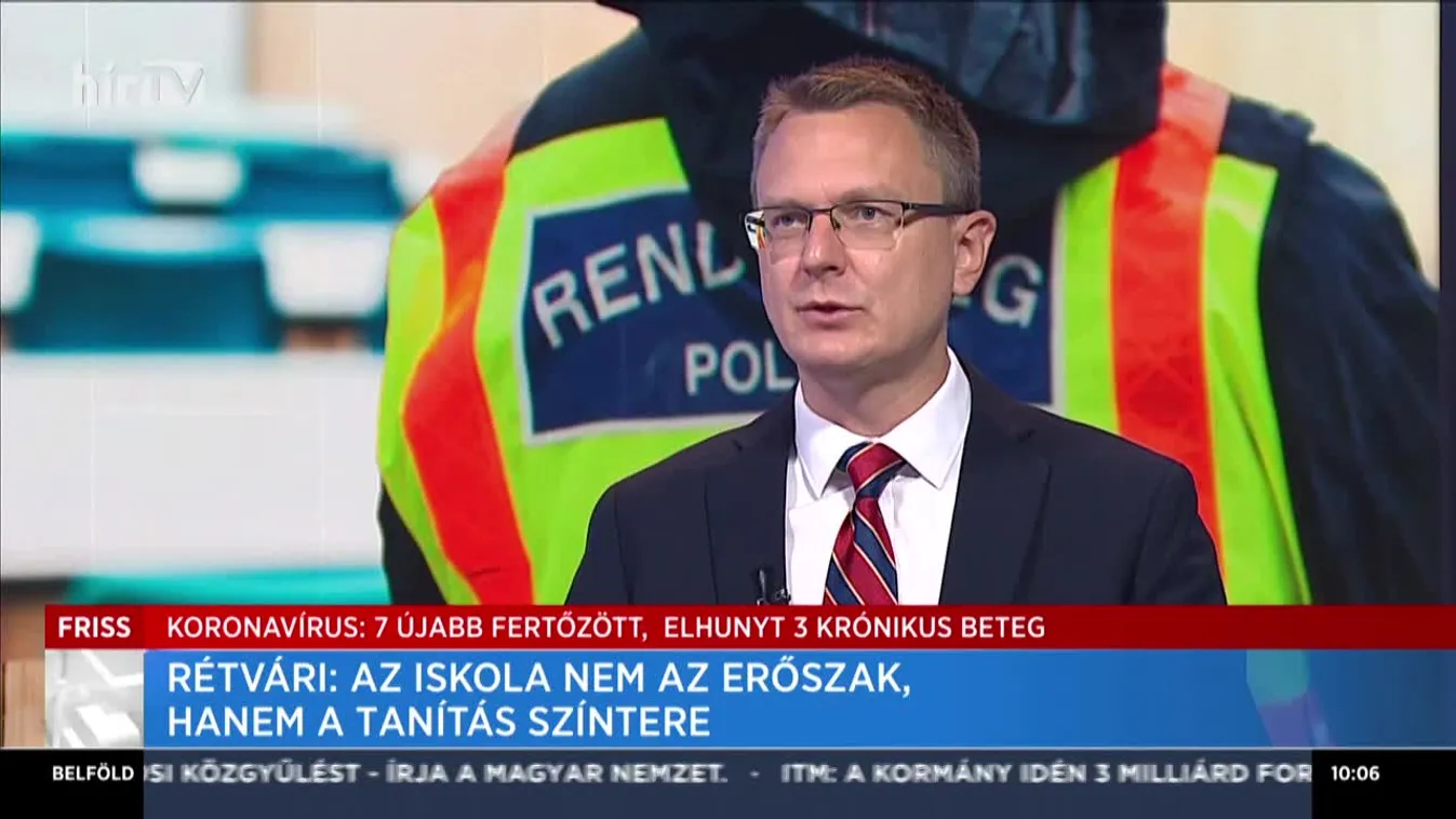 Rétvári: Az iskola nem az erőszak, hanem a tanítás színtere