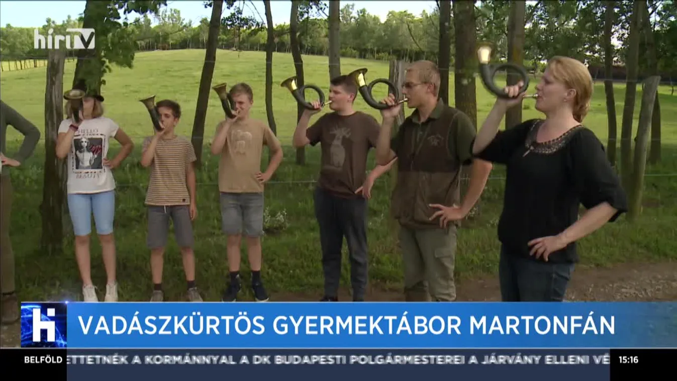 Vadászkürtös gyermektábor Martonfán
