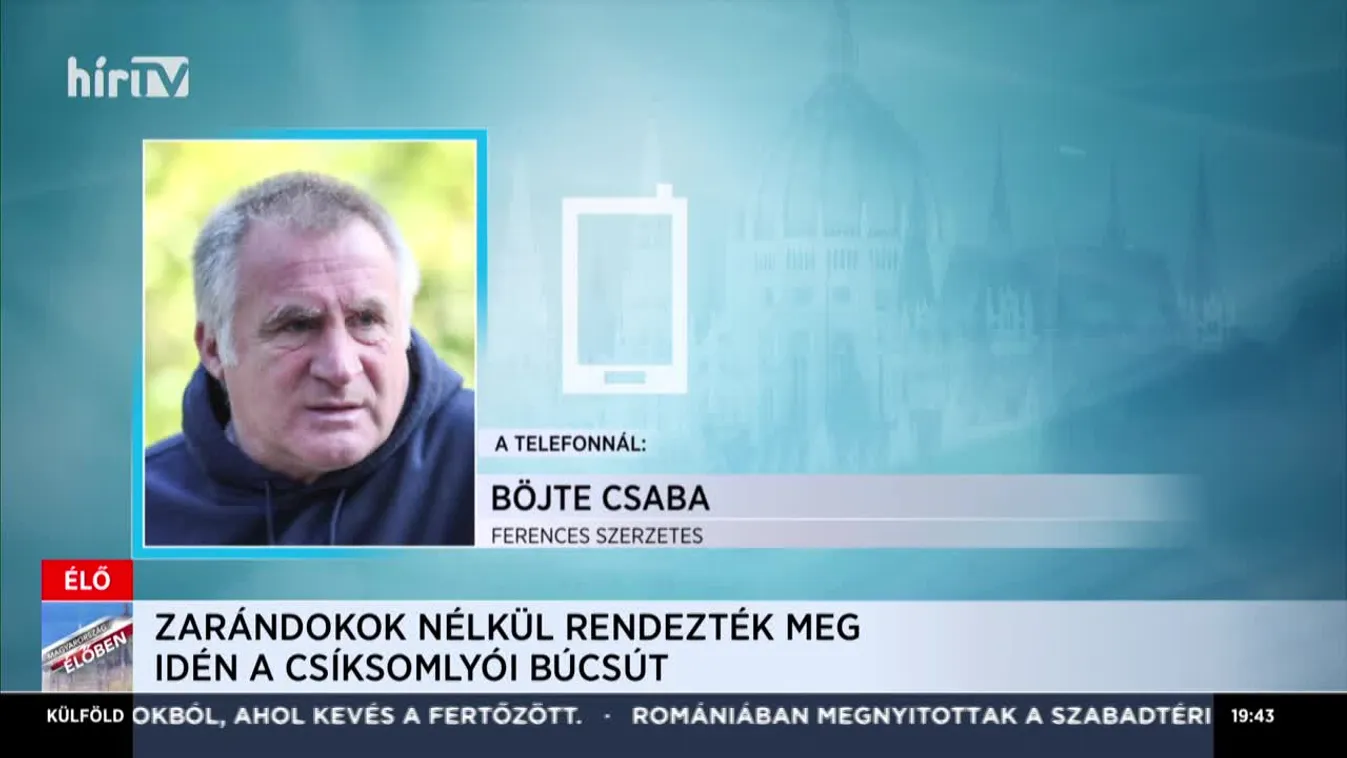 Böjte Csaba: A szívünkben ne legyen határ!