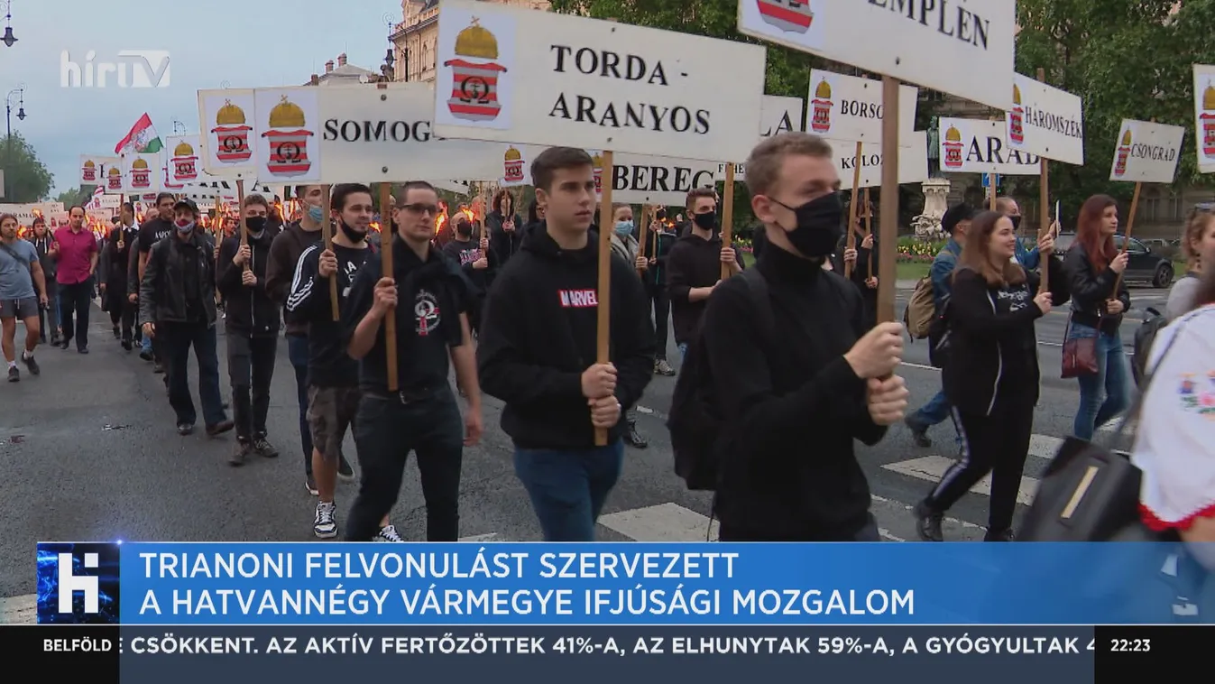 Trianoni felvonulást szervezett a Hatvannégy Vármegye Ifjúsági Mozgalom