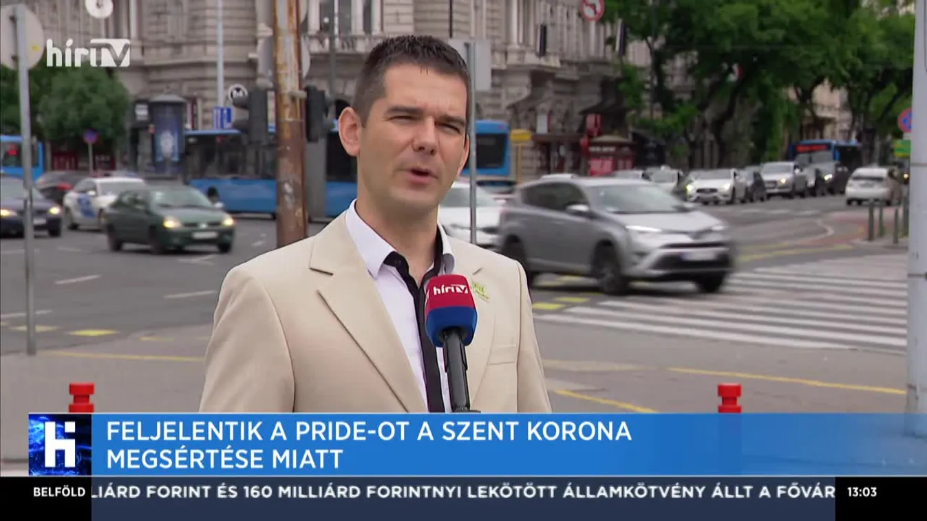 Feljelentik a Pride szervezőit a Szent Korona megsértése miatt