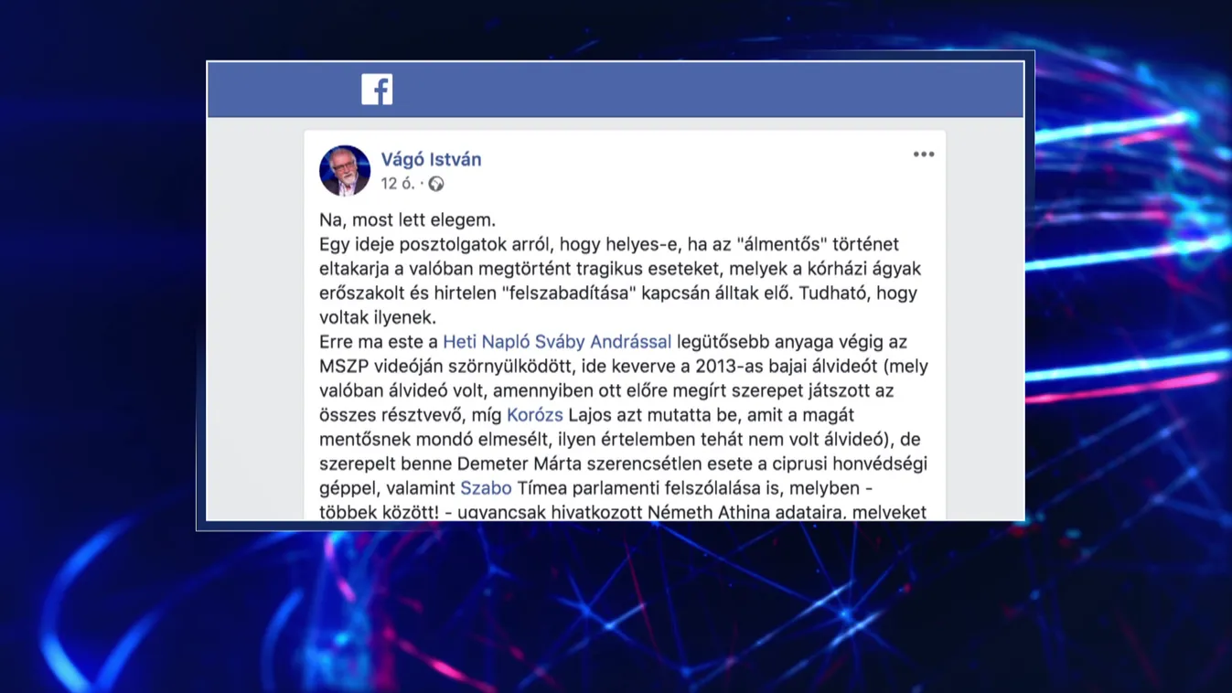 Nem szerepel többet az ATV-n Vágó István az MSZP álmentős videója miatt