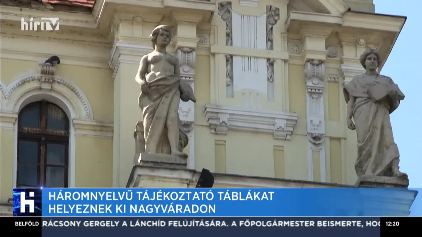 Háromnyelvű tájékoztató táblákat helyeznek ki Nagyváradon