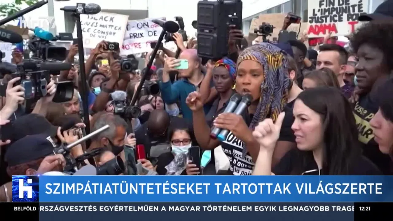 Szimpátiatüntetéseket tartottak világszerte