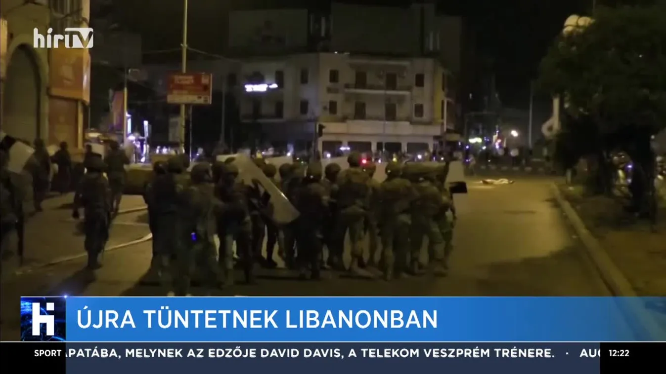 Újra tüntetnek Libanonban