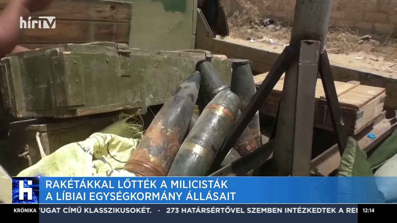 Rakétákkal lőtték a milicisták a Líbiai egységkormány állásait