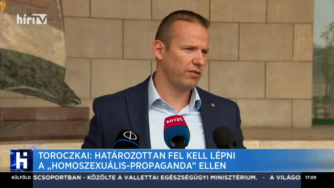 Toroczkai: Határozottan fel kell lépni a „homoszexuális-propaganda" ellen