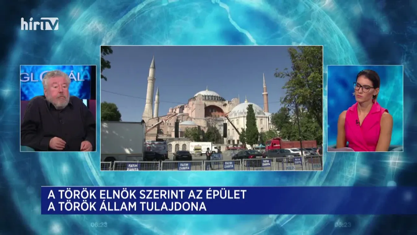 Globál: Ismét birtokba vette az iszlám a Hagia Sophiát