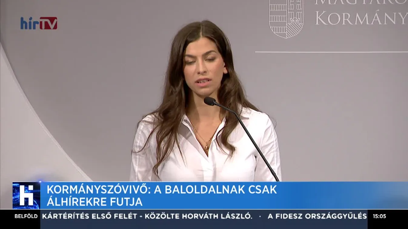 Kormányszóvivő: A baloldalnak csak álhírekre futja