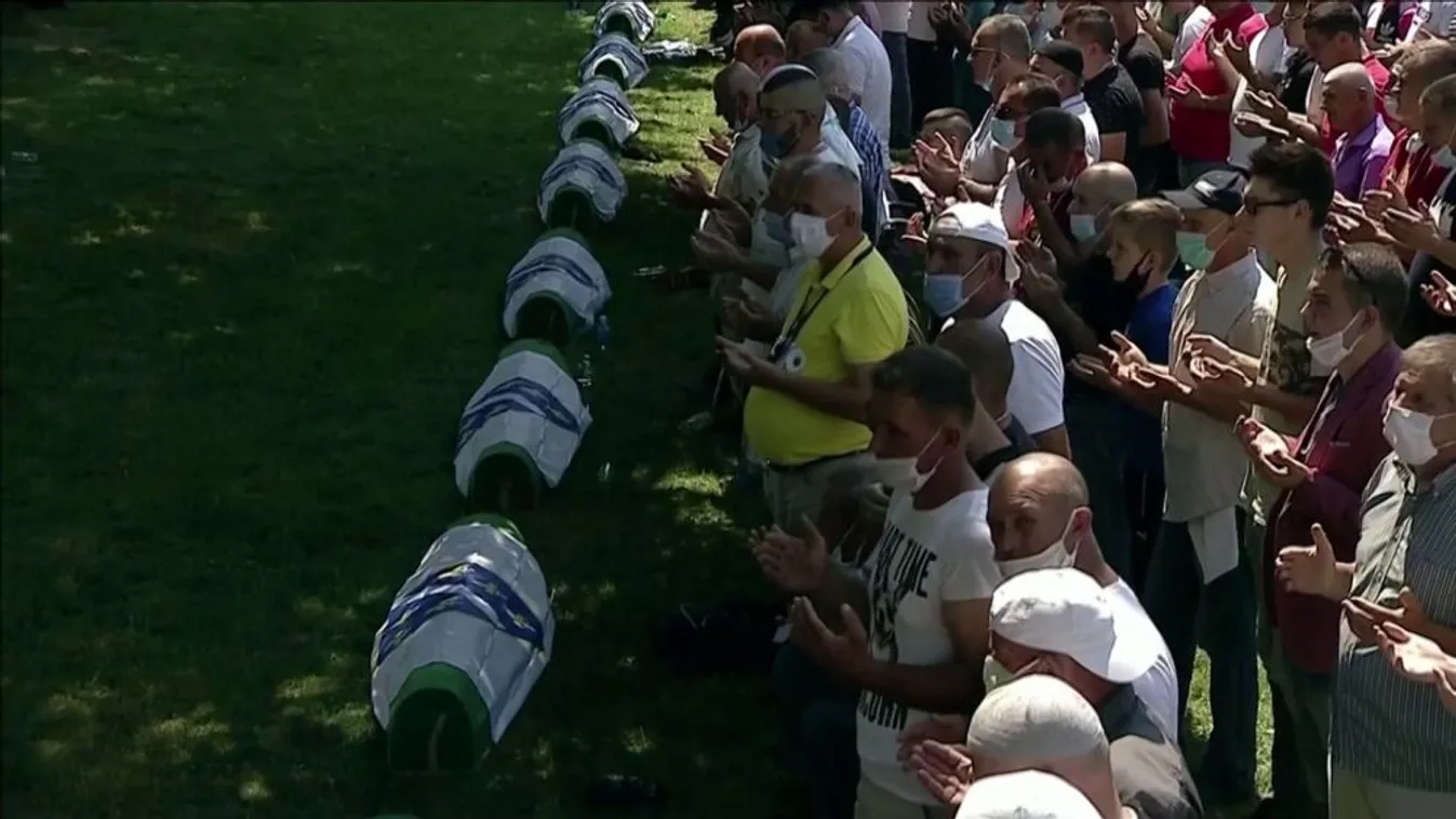 Megemlékezés a srebrenicai mészárlás 25. évfordulóján