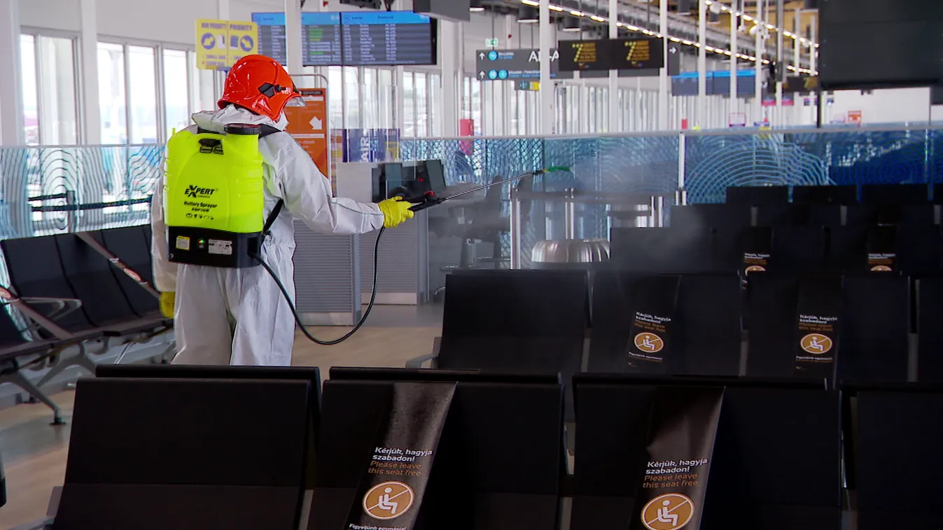 Szigorú járványügyi intézkedések a Liszt Ferenc Repülőtéren