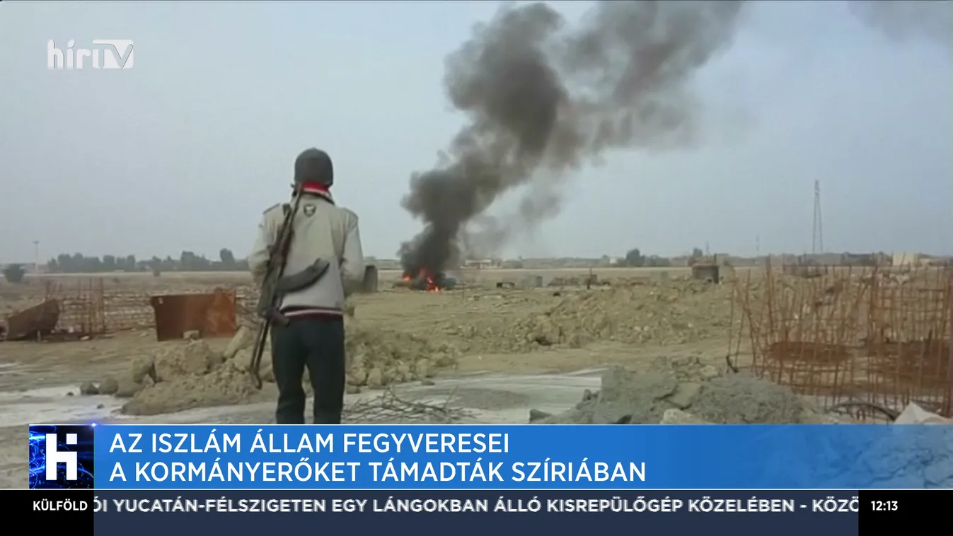 Az Iszlám Állam fegyveresei a kormányerőket támadják Szíriában