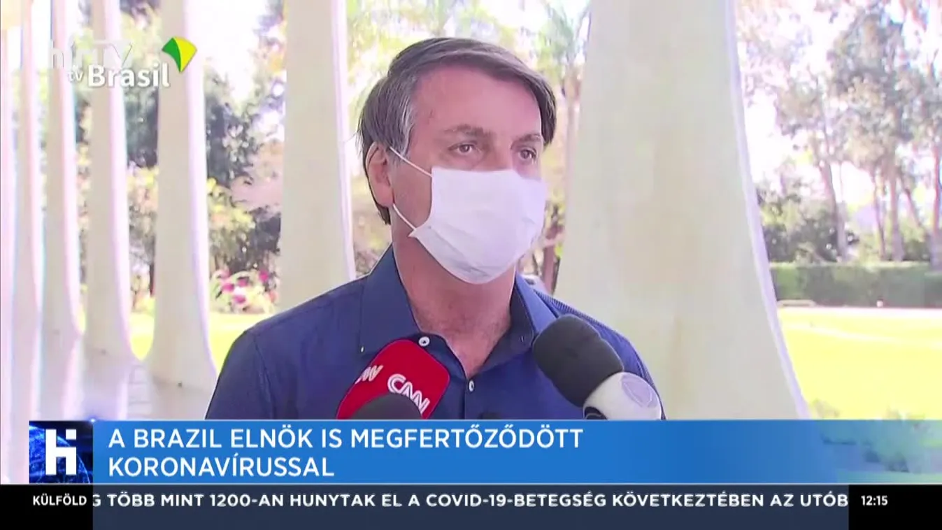 A brazil elnök is megfertőződött koronavírussal