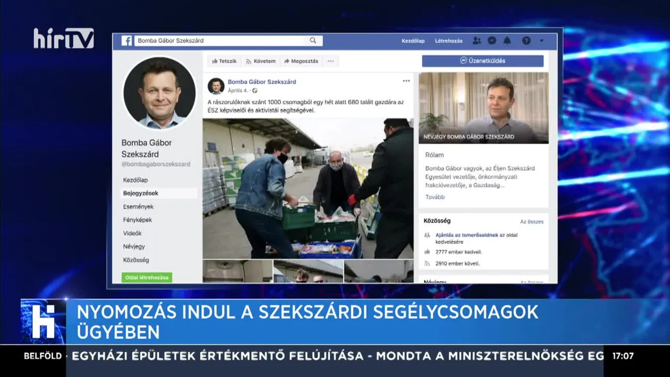 Nyomozás indul a szekszárdi segélycsomagok ügyében