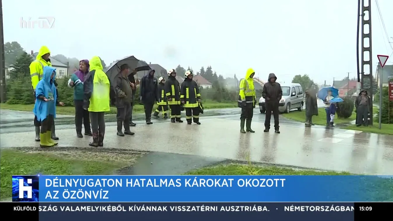 Több száz embert telepítettek ki a szombati esőzés matt Zalában