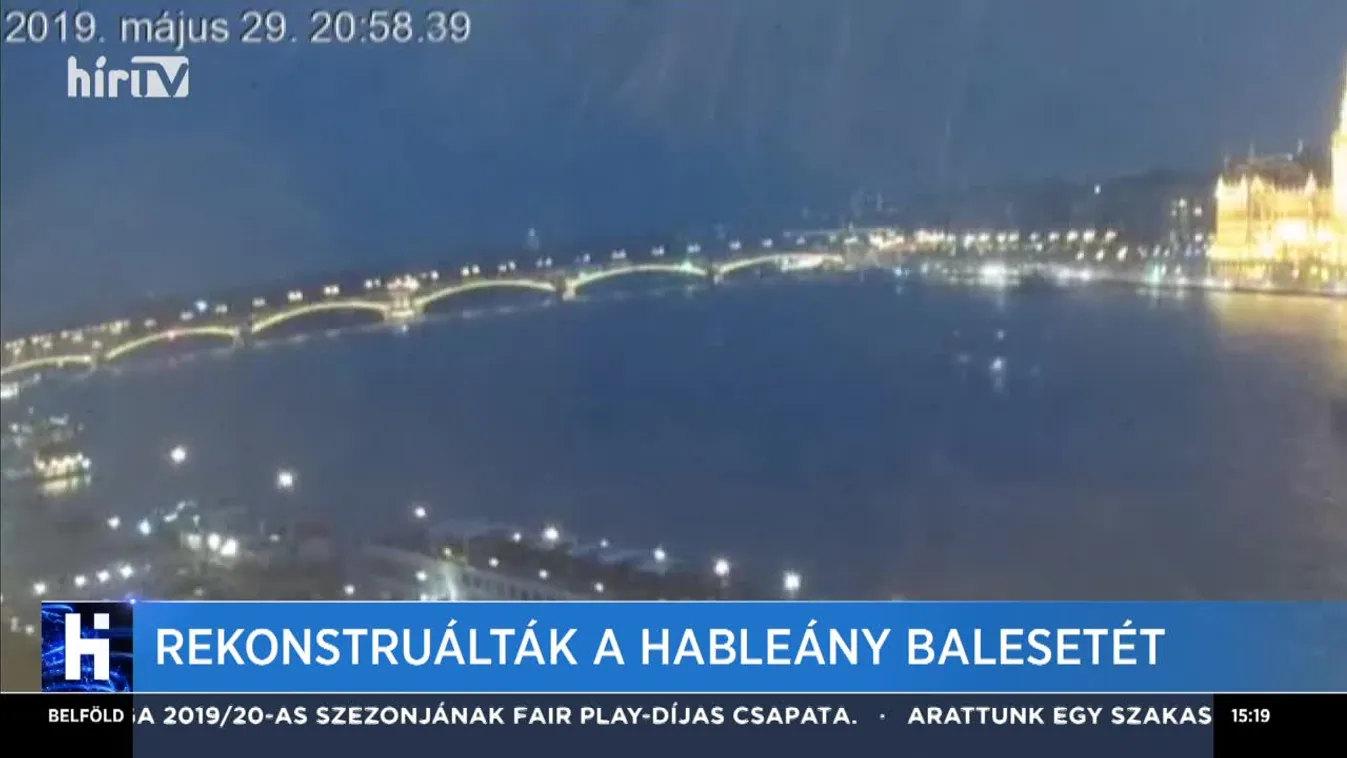 Rekonstruálták a Hableány balesetét