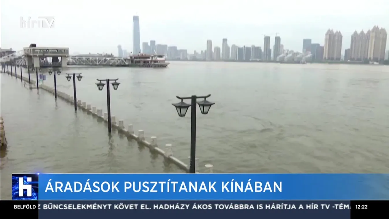 Áradások pusztítanak Kínában