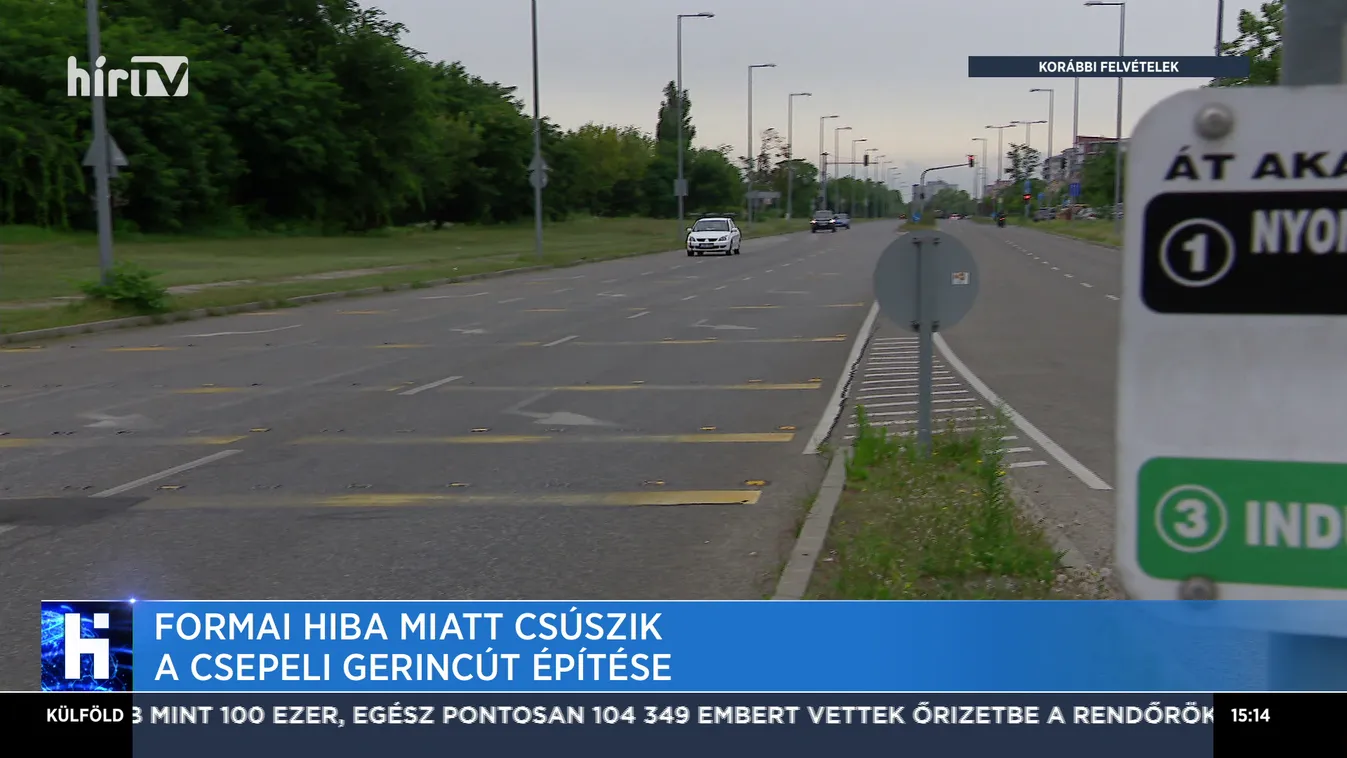 Banális formai hiba miatt torpan meg a csepeli gerincút kialakítása